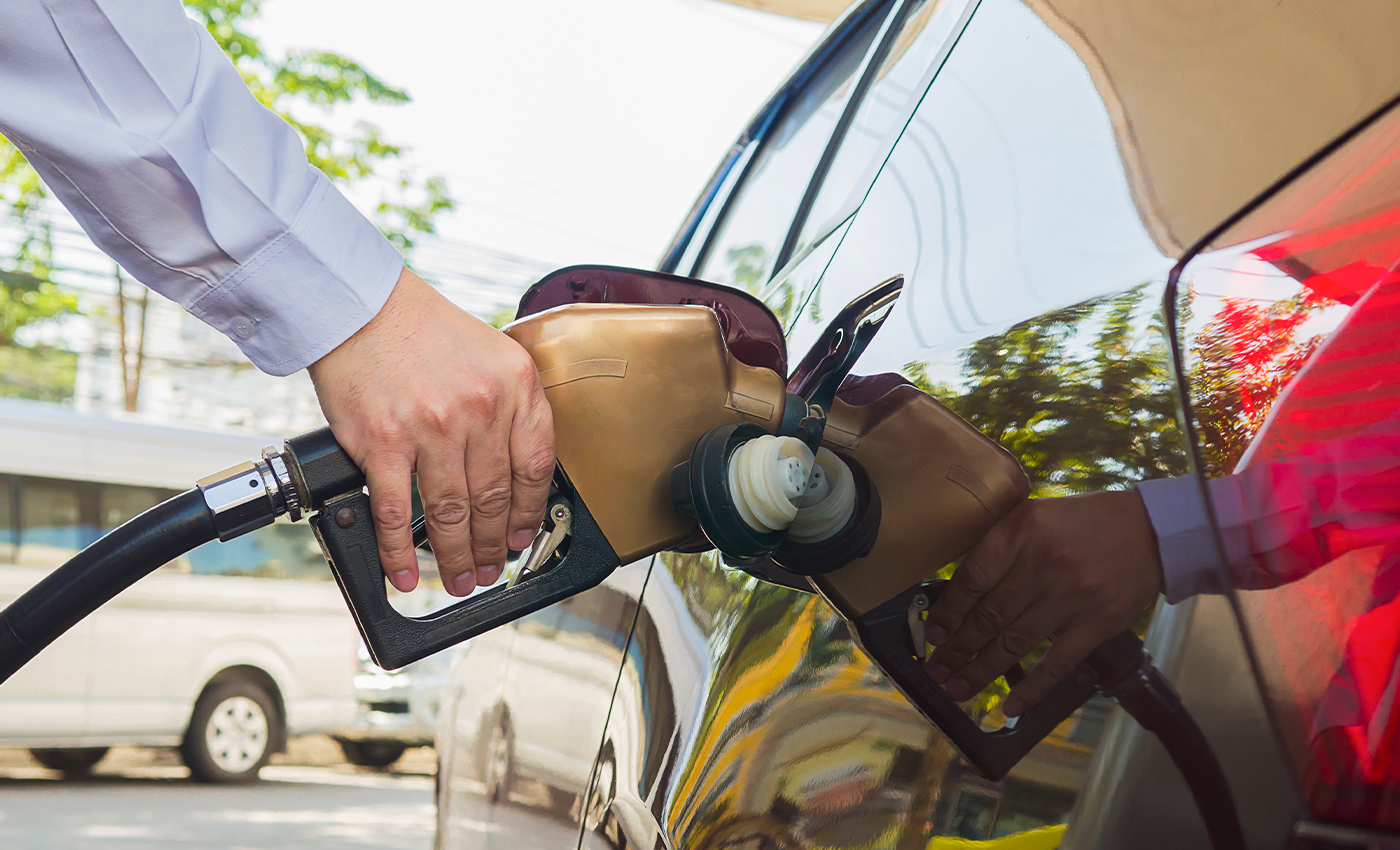 The Central government collects less taxes on petrol than the local state governments.