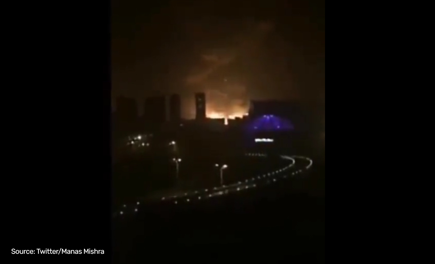 A massive explosion took place in Beijing during the coup against Chinese President Xi Jinping.