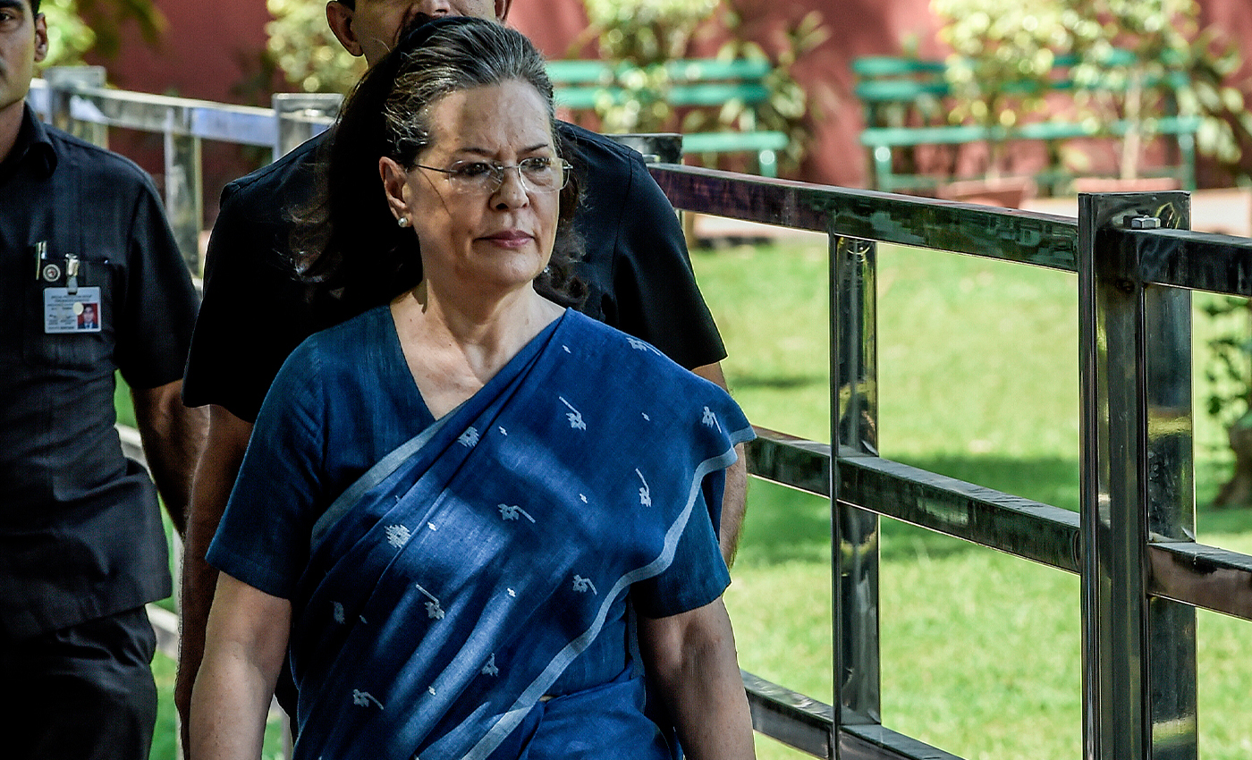Congress party president Sonia Gandhi once addressed Rajiv Gandhi as "one of my husbands".
