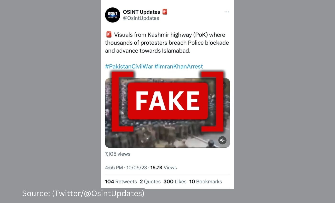 2021 video from Guatemala falsely shared as pro-Imran Khan protests in Pakistan occupied Kashmir