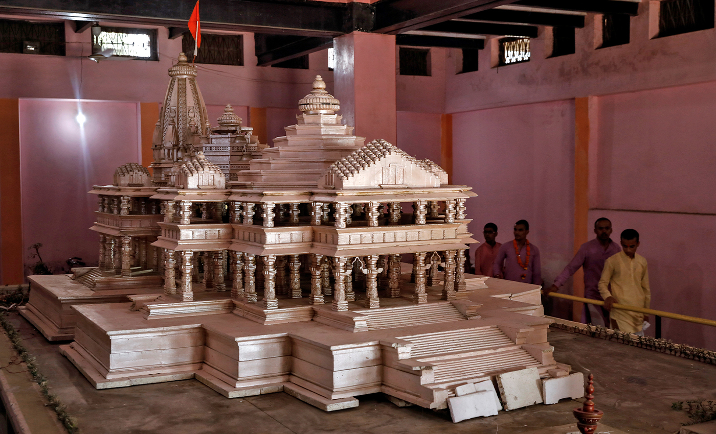 An Ayodhya priest and around 15 police officers involved in the duty of Ram temple event tested positive for COVID-19.