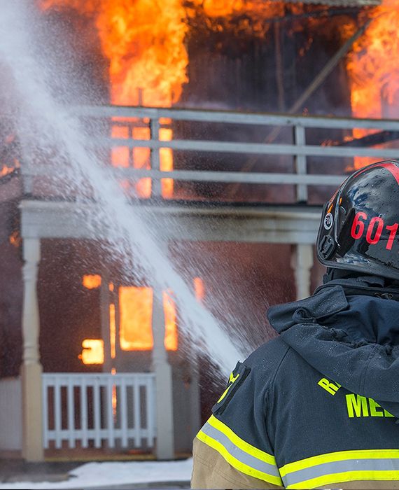 Fire breaks out in the Usha Kiran building in Mumbai.