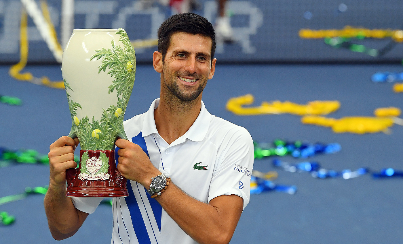 Novak Djokovic, a tennis player, is infected with COVID-19.
