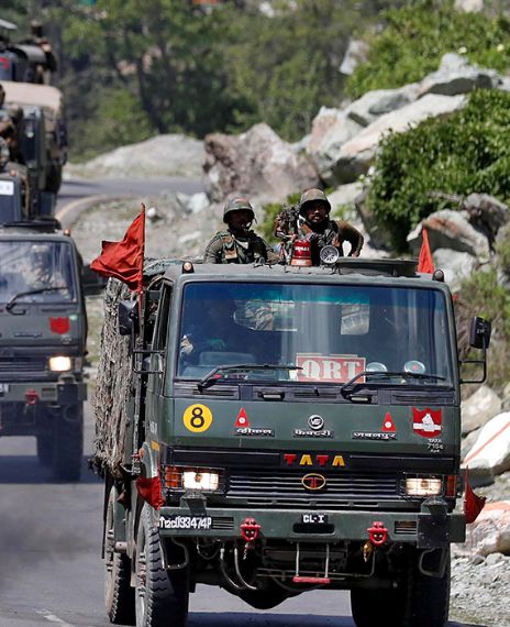 China has released 10 Indian military personnel captured from the Galwan valley.