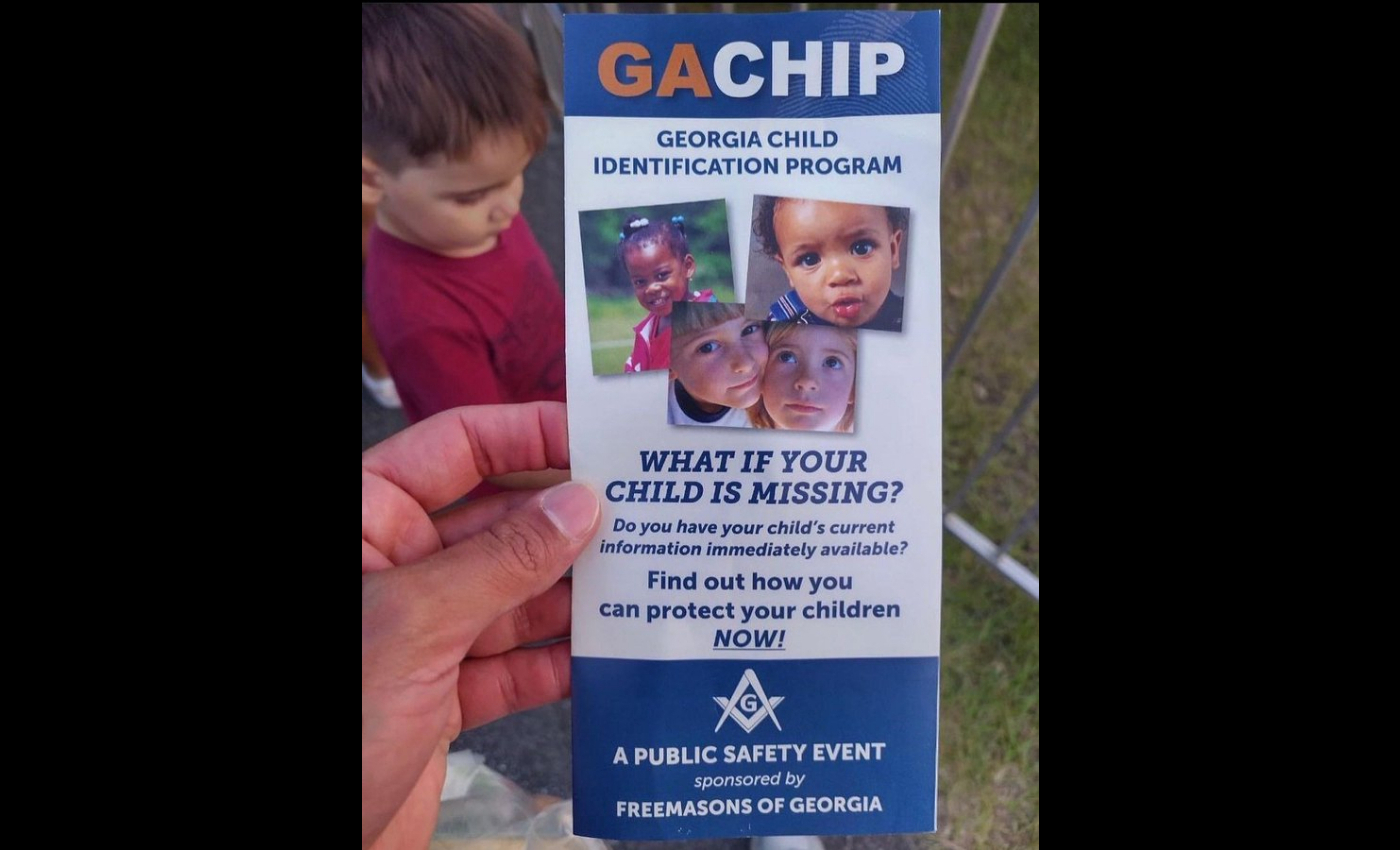 Freemasons are trying to microchip children in Georgia