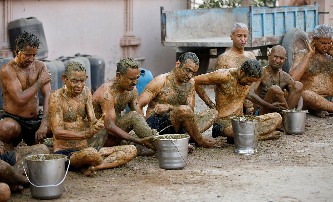 Cow dung bath will prevent COVID-19.