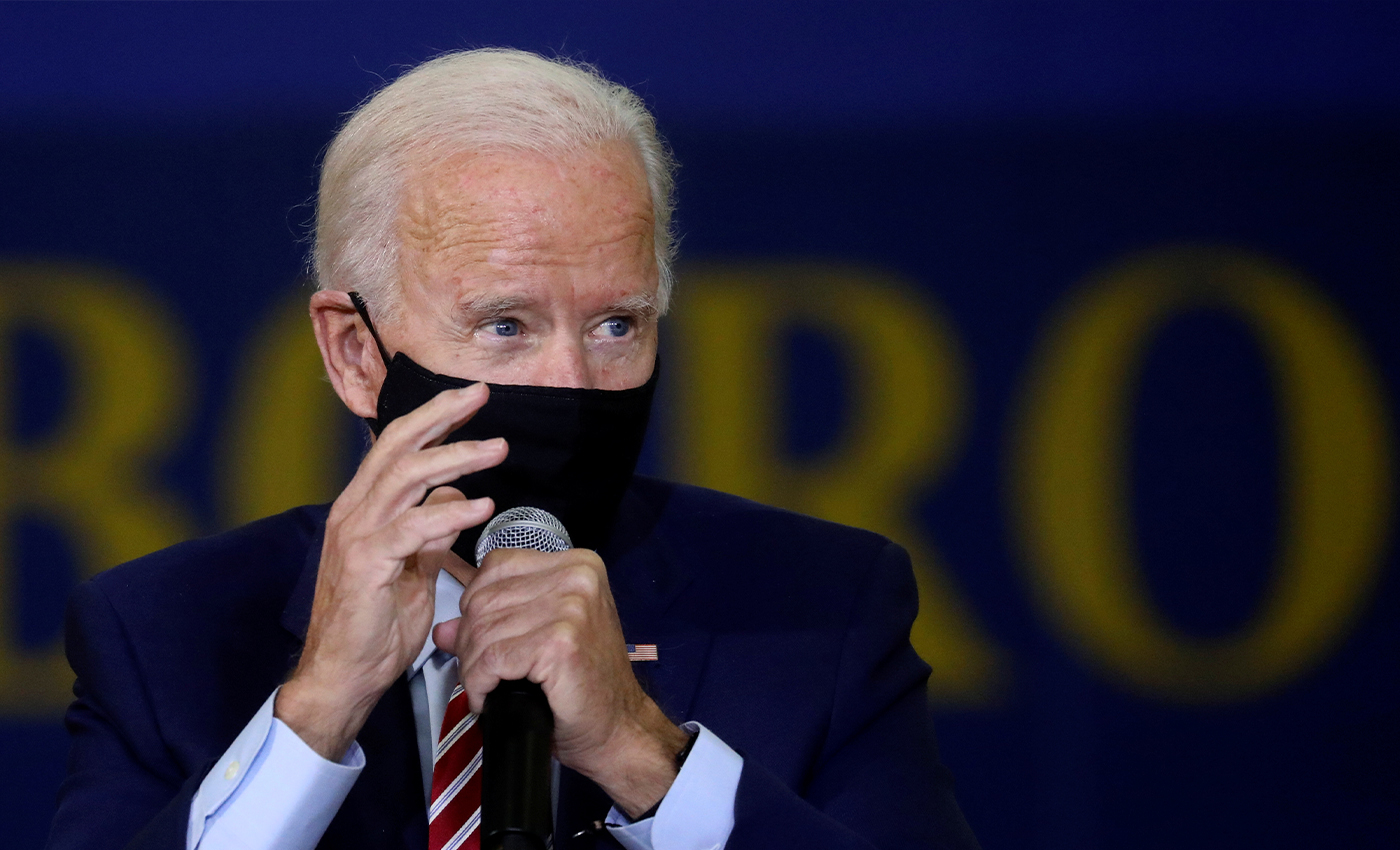 Joe Biden did not call on all governors to have a mandate on masks.