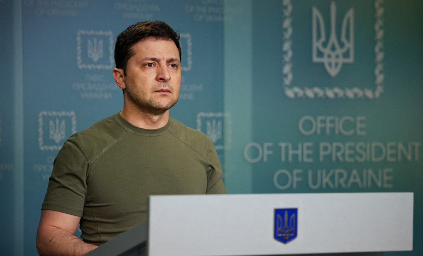 Ukrainian President Volodymyr Zelenskyy has fled to Poland during the Russian invasion.