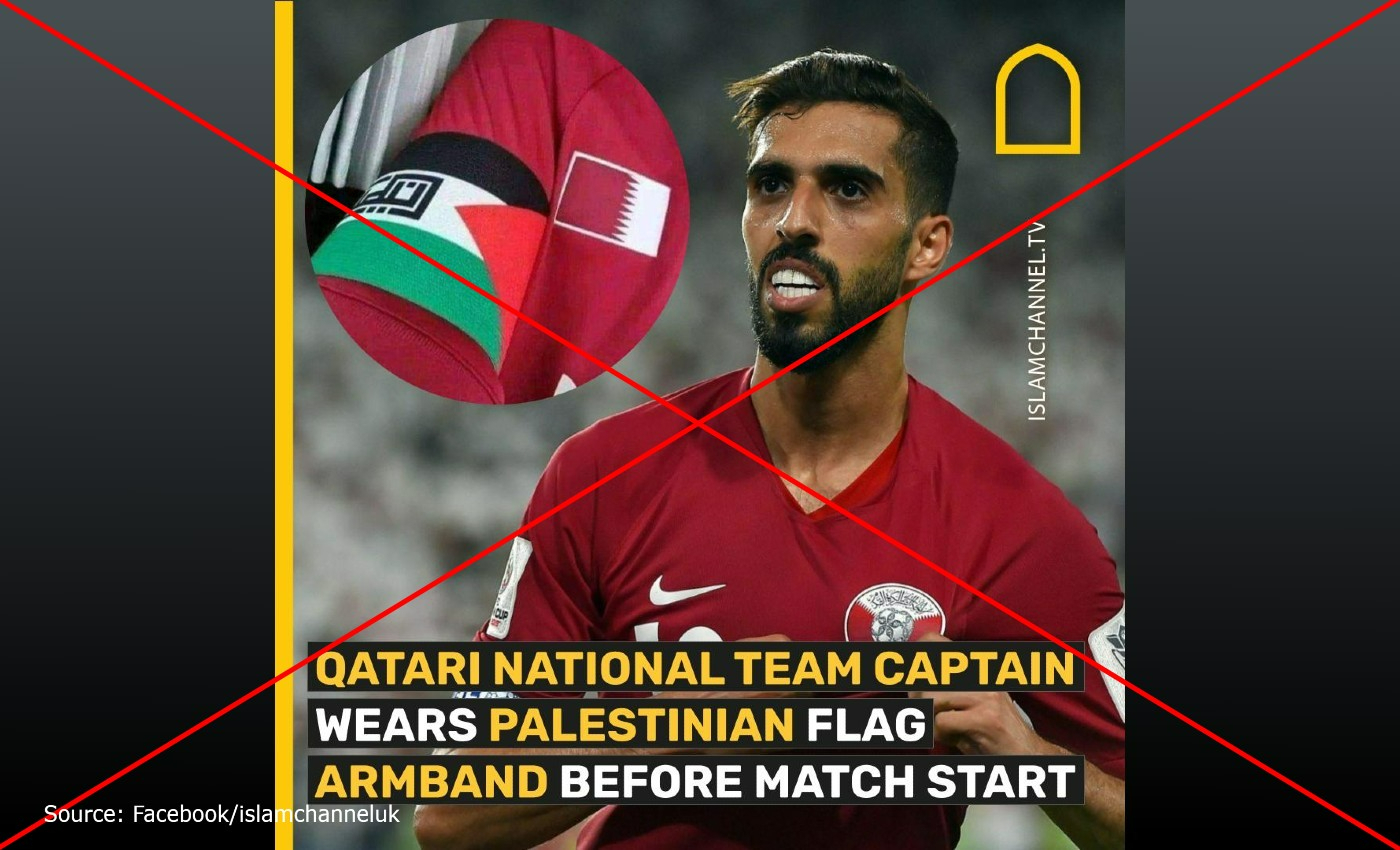 Qatar captain Hassan Al-Haydos wore a Palestinian armband hours before the first FIFA World Cup 2022 match.