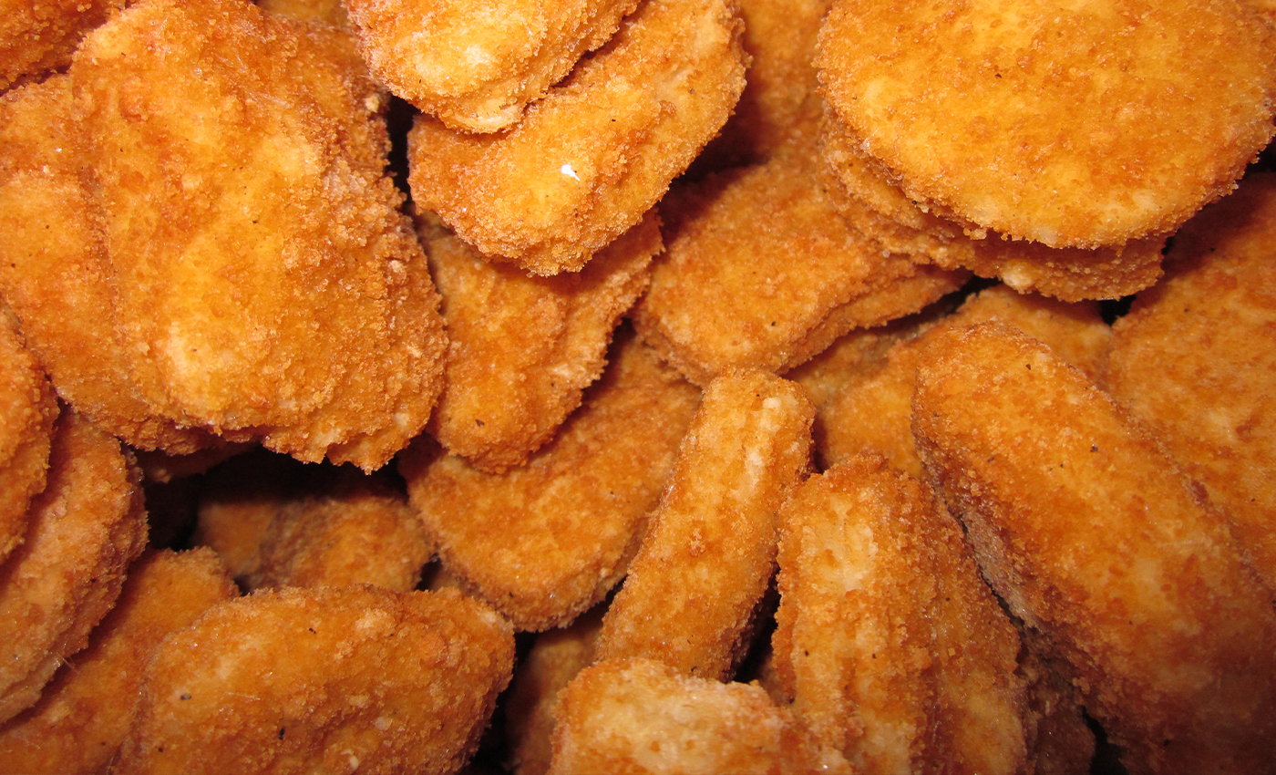 The first chicken nugget has been successfully sent into space.