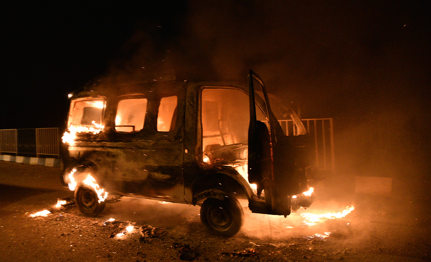 Monks and nuns were hacked to death and then set afire by Marxist cadres in Kolkata.