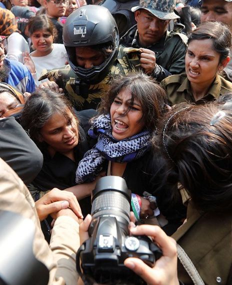 Delhi police accused of filing false charges over February 2020 riots.