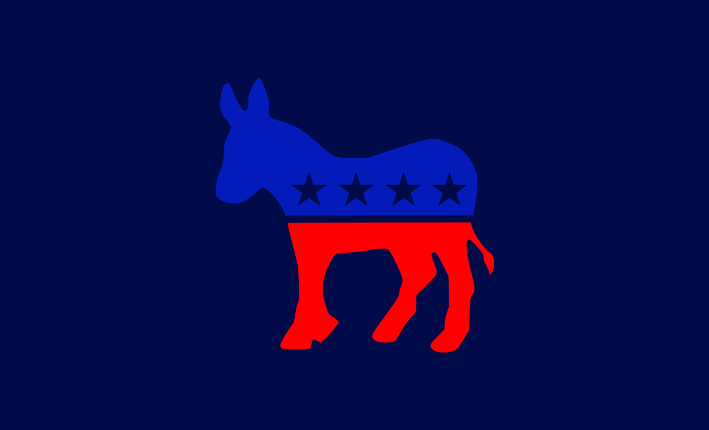 The Democratic Party's Convention Logo uses satanic imagery