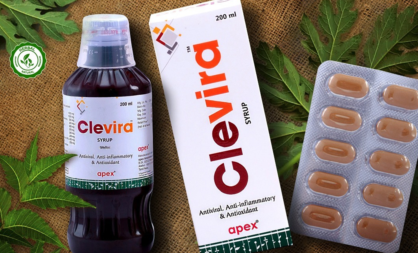An ayurvedic anti-viral drug named Clevira is used to treat mild and moderate cases of COVID-19.