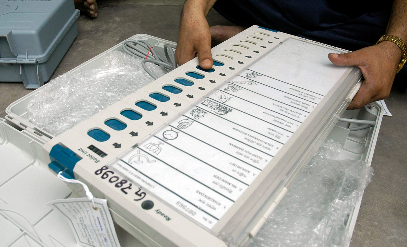 EVMs found in Patharkandi, Assam BJP candidate Krishnendu Paul’s car.
