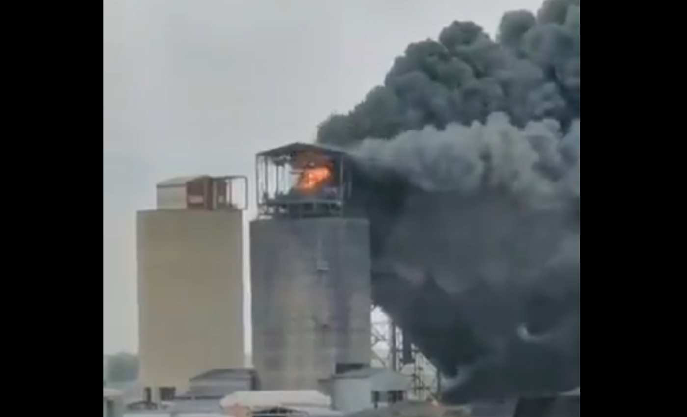 A viral video shows fire has engulfed the Majuba Power Station in South Africa.