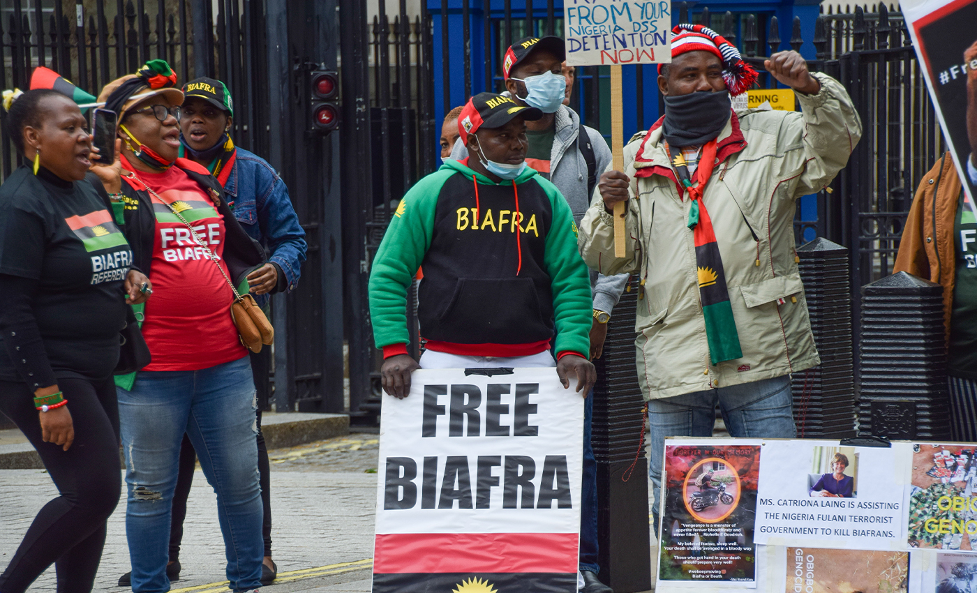 Nigeria's Cardinal Francis Arinze denied IPOB's request to ask the pope to recognize Biafra.