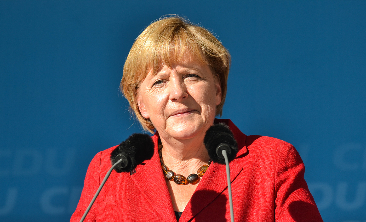 Angela Merkel has Kuru, a rare disease caused by cannibalism.