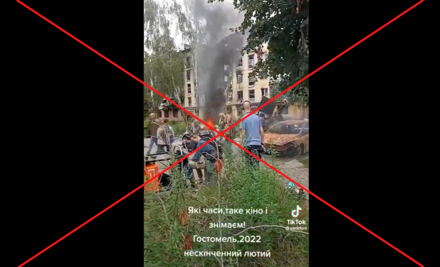 A video proves that Ukraine is faking footage of Russian atrocities.