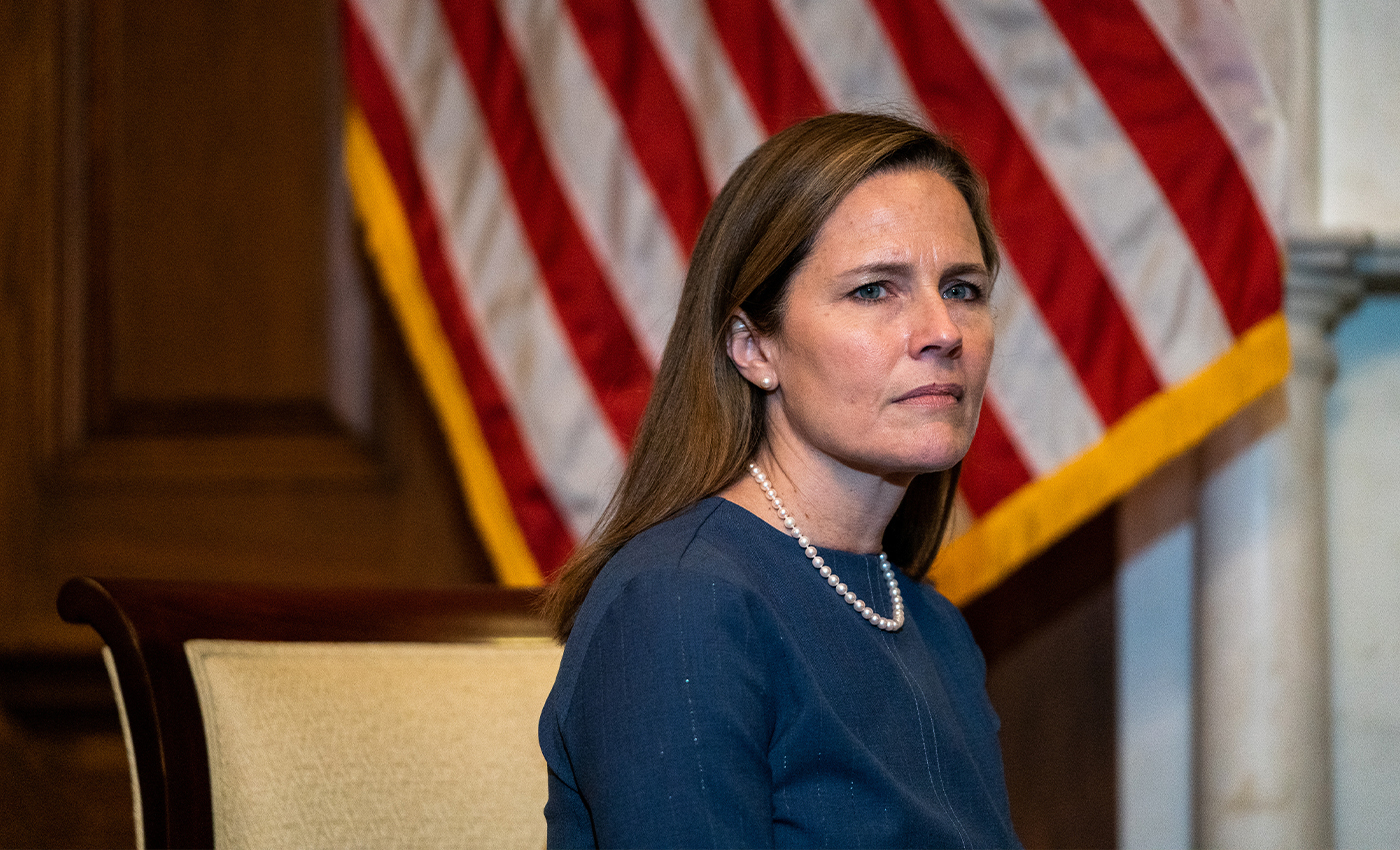 Amy Coney Barrett has been confirmed as the next supreme court judge.