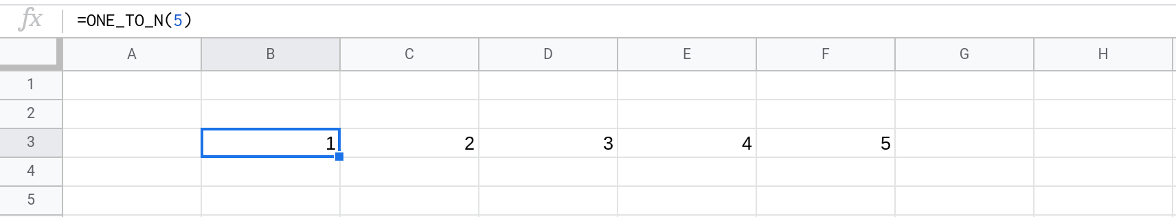 Screenshot of a Google Sheets spreadsheet.