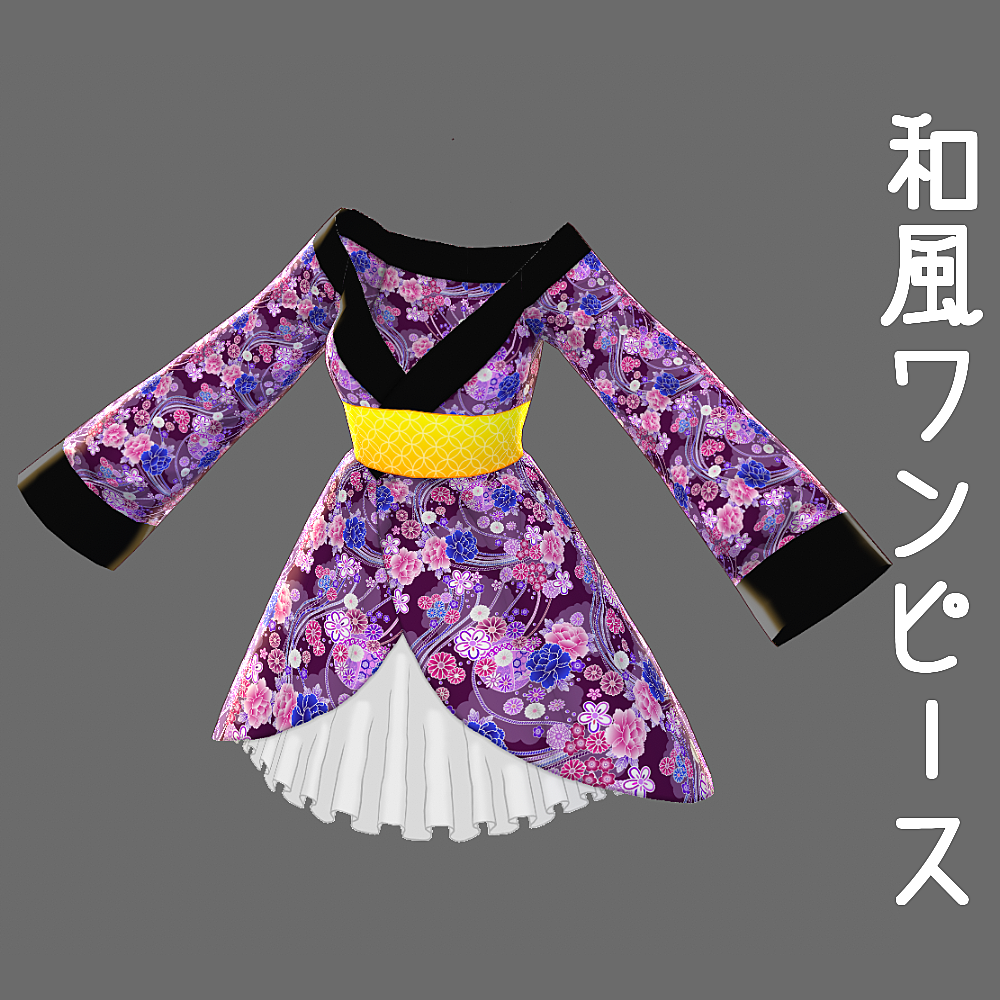 Vket Store Vroid 和風ワンピース