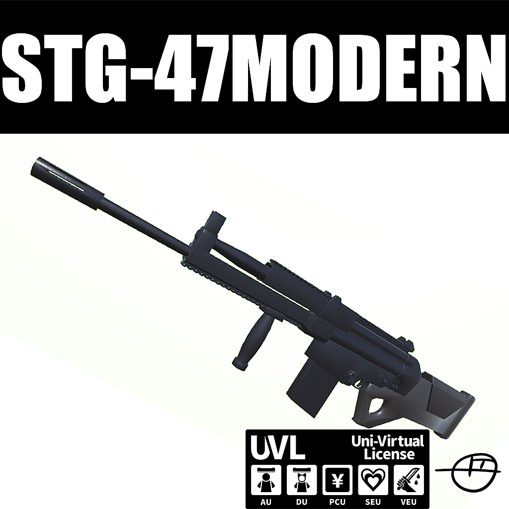 バーチャルマーケット Stg 47モダナイズ 架空銃