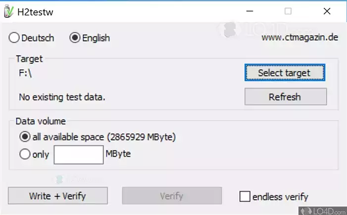  نرم افزار H2testw برای تشخیص اصالت کارت های حافظه در ویندوز