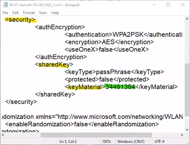 یافتن رمز وای فای متصب شده با استفاده از CMD