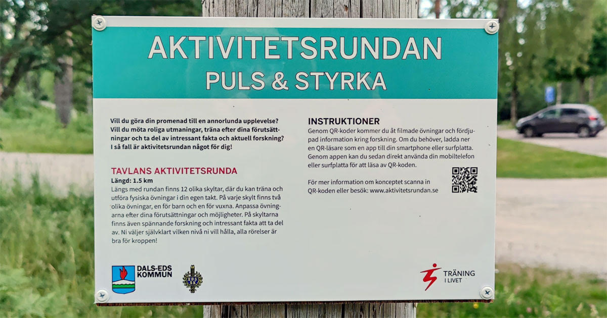 Aktivitetsrundan - Tavlan