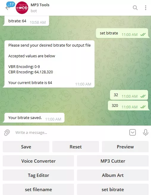 ربات تلگرام کاهش حجم آهنگ و صدا(Mp3Toolsbot )