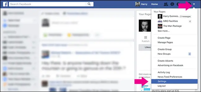 چگونه نام کاربری خود را در فیس بوک تغییر دهیم - روش صحیح