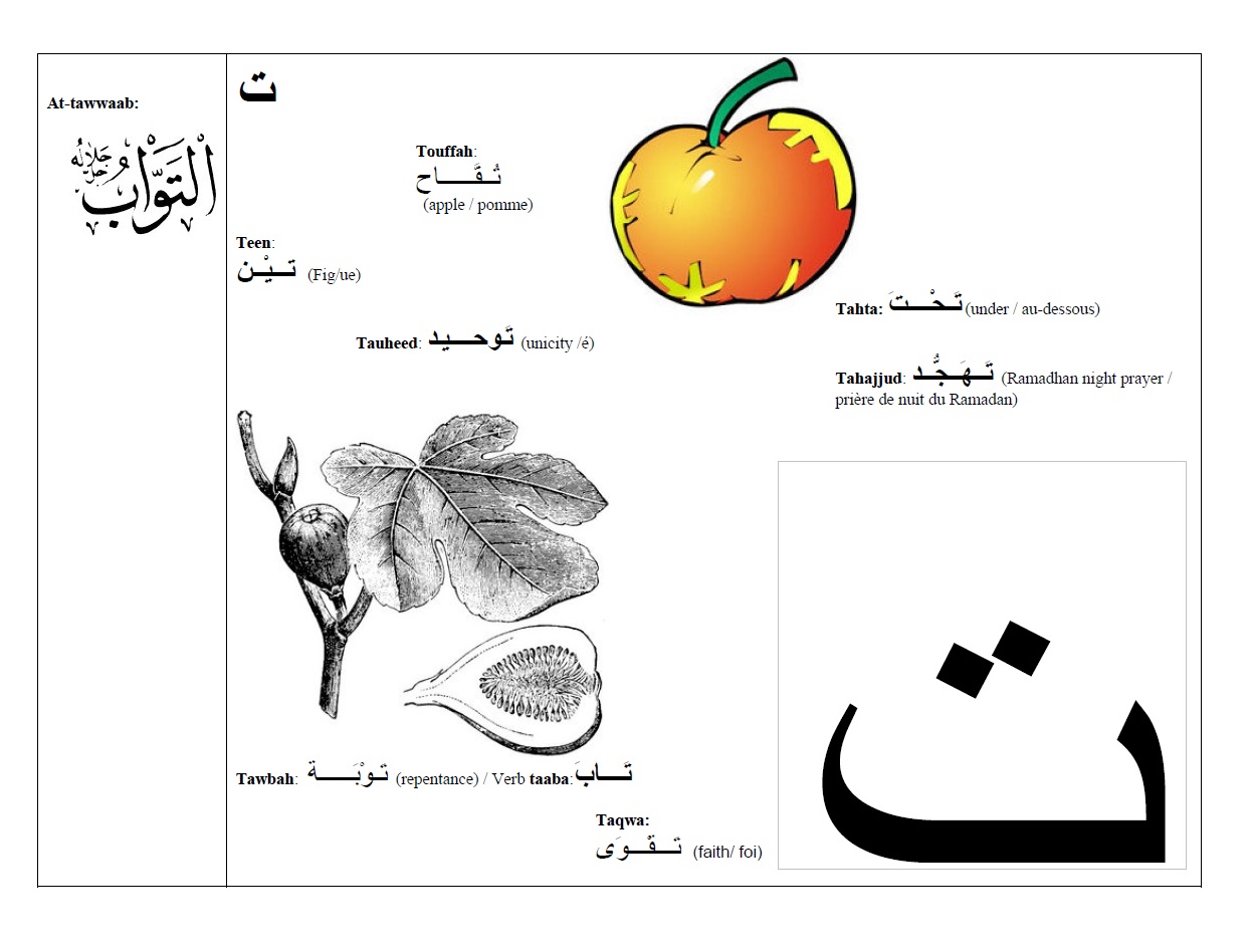 ARABIC ALPHABET FOR MUSLIM CHILDREN